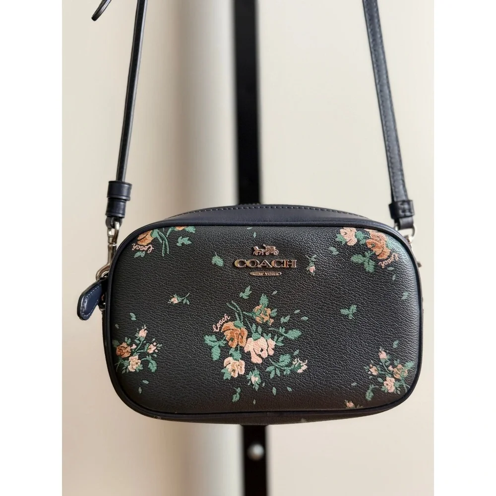 Coach Convertible Belt Bag / Crossbody Bag – Rose Bouquet Print